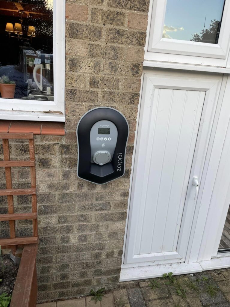 ev charging point installation in Peterborough